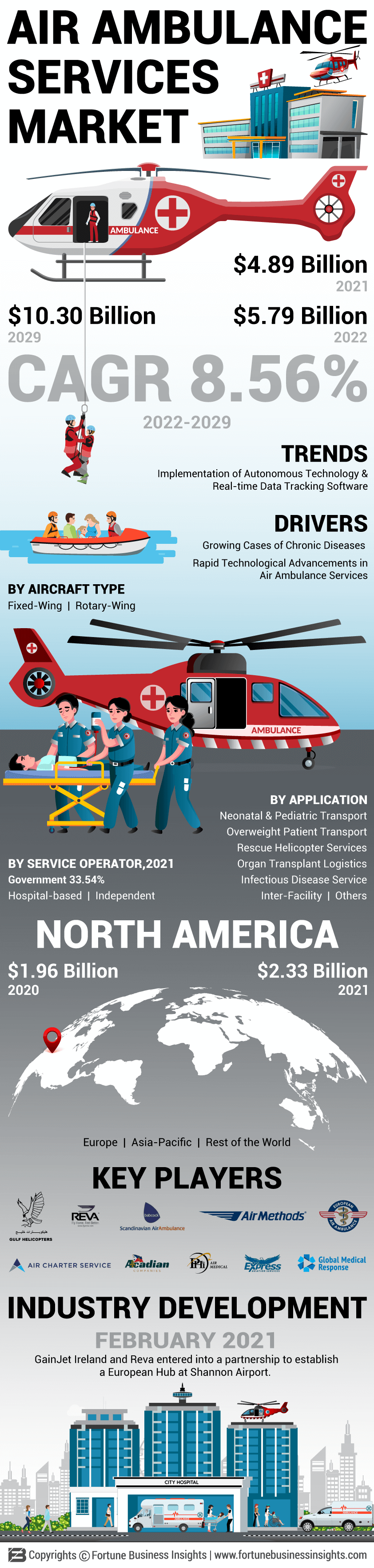 空中救护服务市场