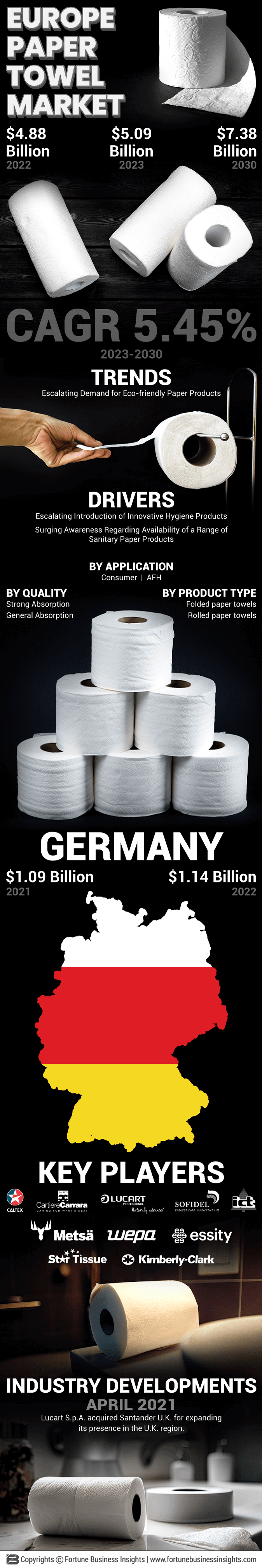欧洲纸巾市场