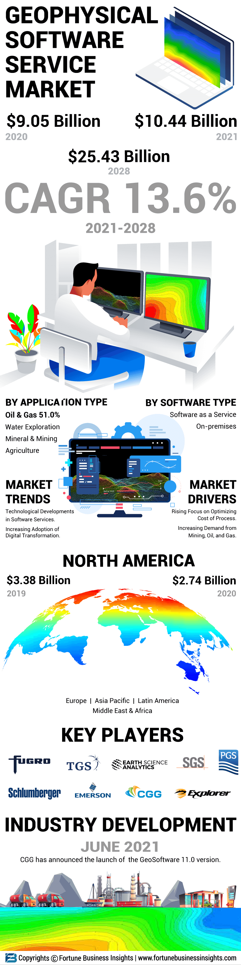 地球物理软件服务市场